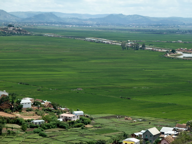 à l' Est la colline de Ambohimanga 