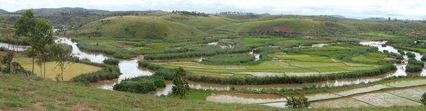 Méandres de l' Ikopa, les Chutes de Farahantsana