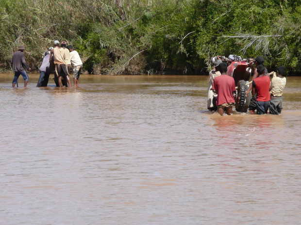 traversée rivière