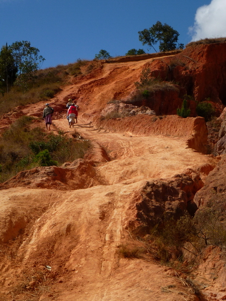 piste enduro sur le massif Langana