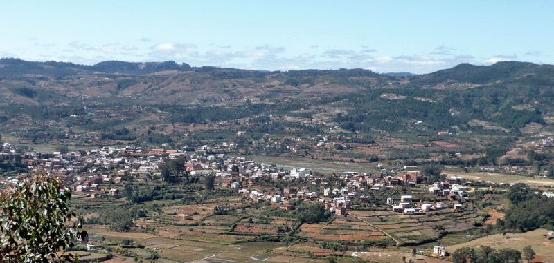 Sur la RN 7 Antsirabe ville Ambositra