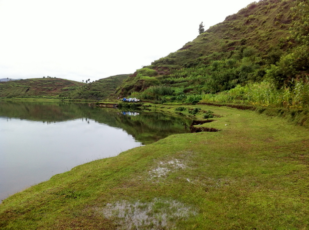 lac d' origine volcanique