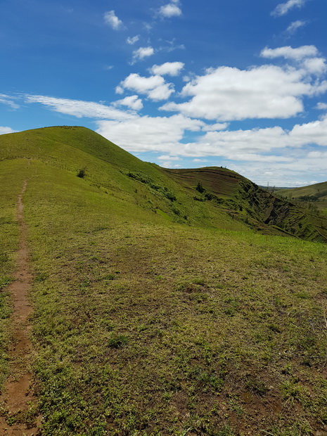 longue crête très roulantea