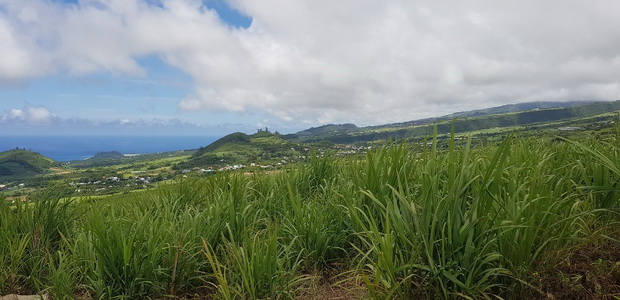 Piton Bel-Air et les remparts de la Petite Crête