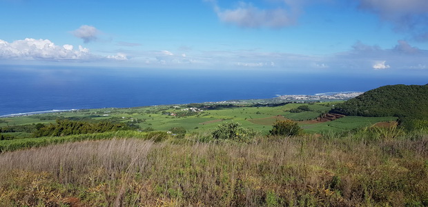 du sommet du Piton Isautier vue sur St Pierre